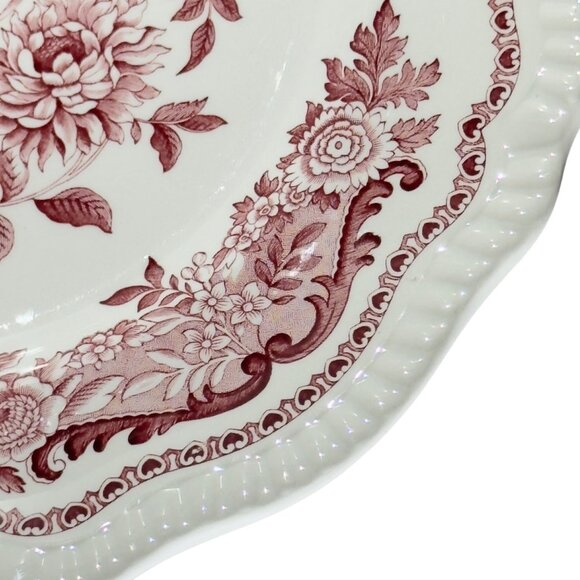 Spode Archive Collection Regency Series Jasmine Floral 10.75" Dinner Plate - Picture 6 of 9